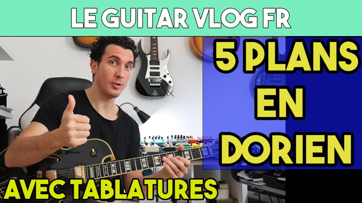 5 Licks sur le mode Dorien pour Guitare Jazz avec tabs